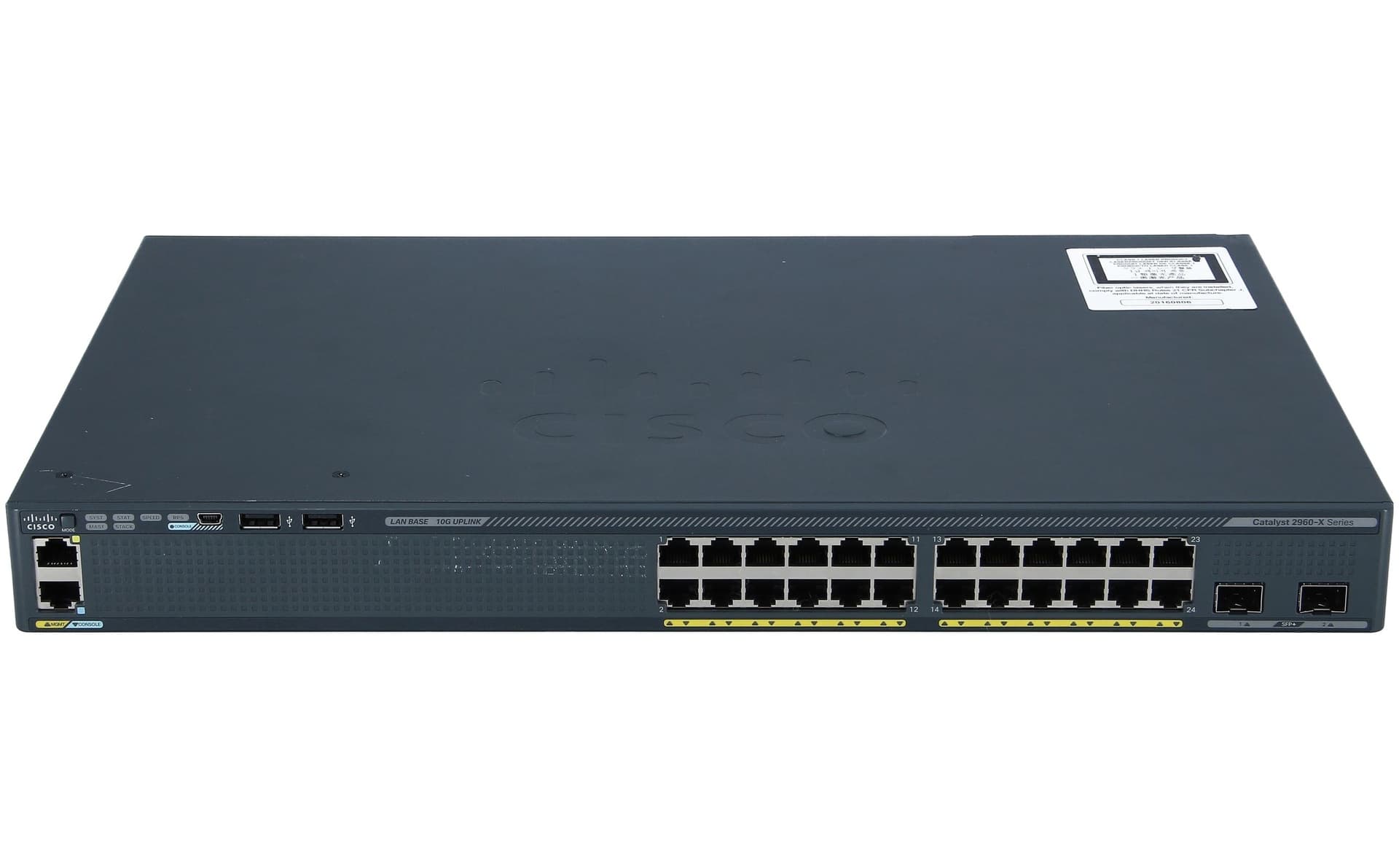 CISCO SWITCH WS-C2960X-24TD-L NUEVO  EN CAJA