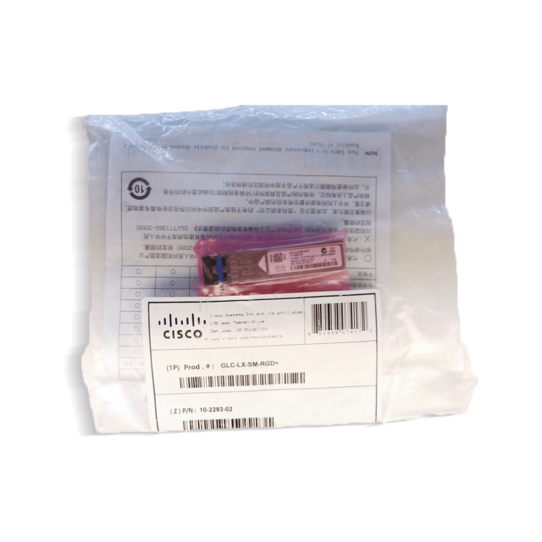CISCO MODULO SFP GLC-LX-SM-RGD NUEVO EN BOLSA