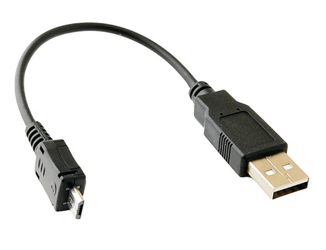 MINI CABLE DE CARGA USB 10CM APROX