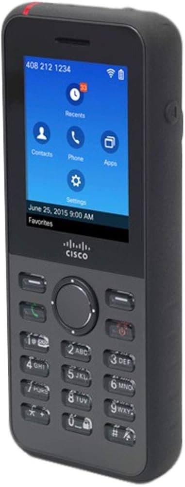 CISCO TELEFONO IP INALAMBRICO CP-8821-K9 NUEVO EN CAJA