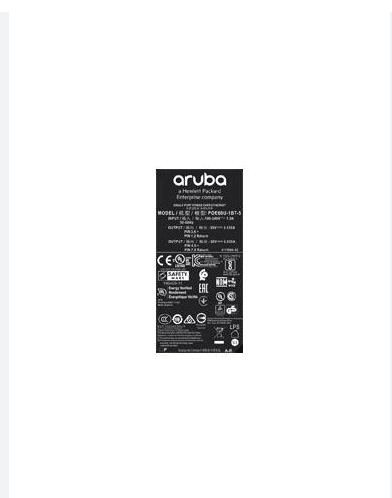 INYECTOR POE HPE ARUBA R1C73A AP-POE-BTSR 1 PUERTO SMART RATE 802.3BT MIDSPAN DE 60W
