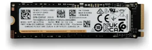 Disco Sólido Ssd M.2 1tb Samsung Nvme Mzvl71t0hdlu Nuevo negro