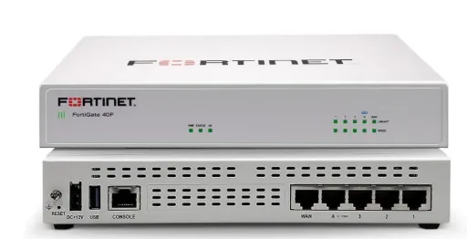 FORTINET FortiGate FG-40F Network Security/Firewall Appliance - 5 puertos - 10/100/1000Base-T - Gigabit Ethernet - 5 x RJ-45