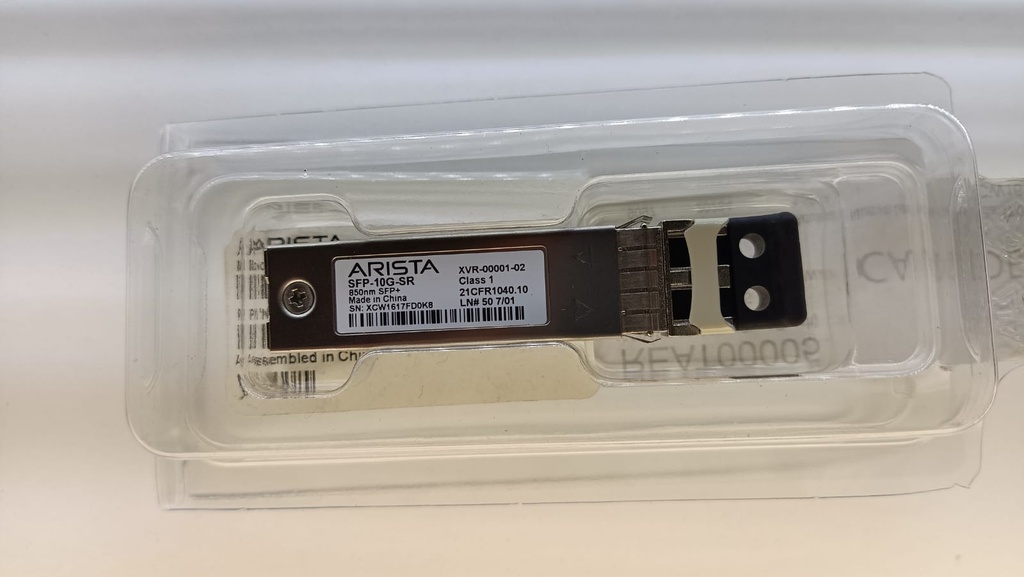 ARISTA SFP-10G-SR NUEVO EN BLIESTER