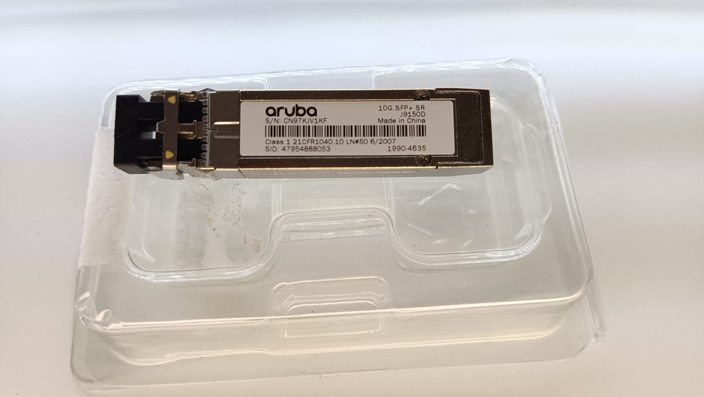 Modulo Transceptor ARUBA  (10G SFP + LC SR)