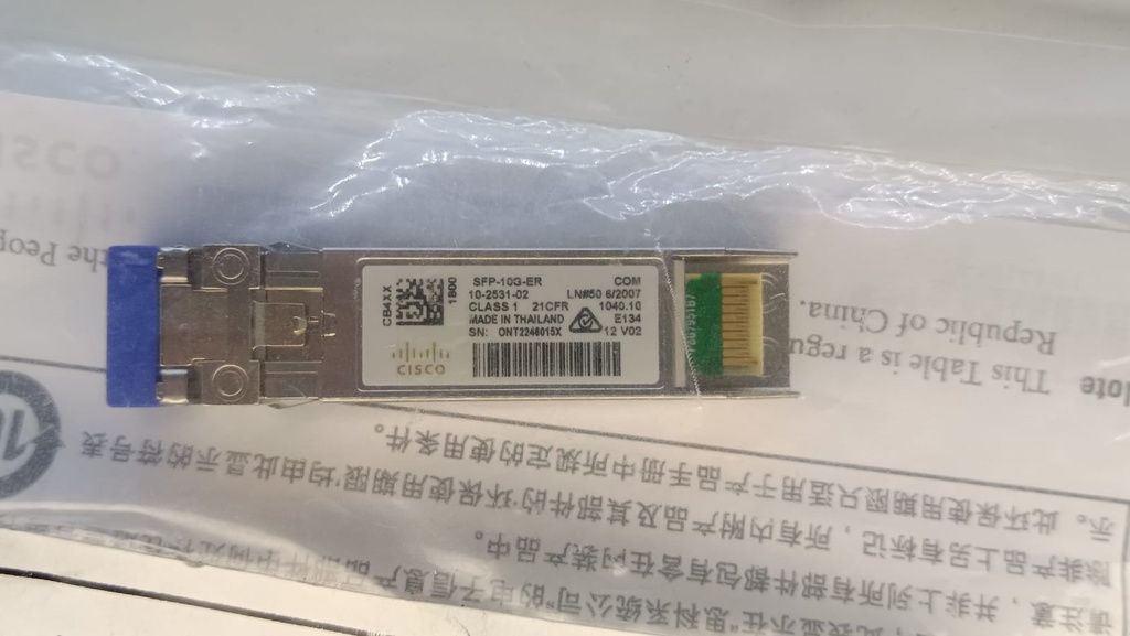 CISCO SFP-10G-ER NUEVO EN BOLSA