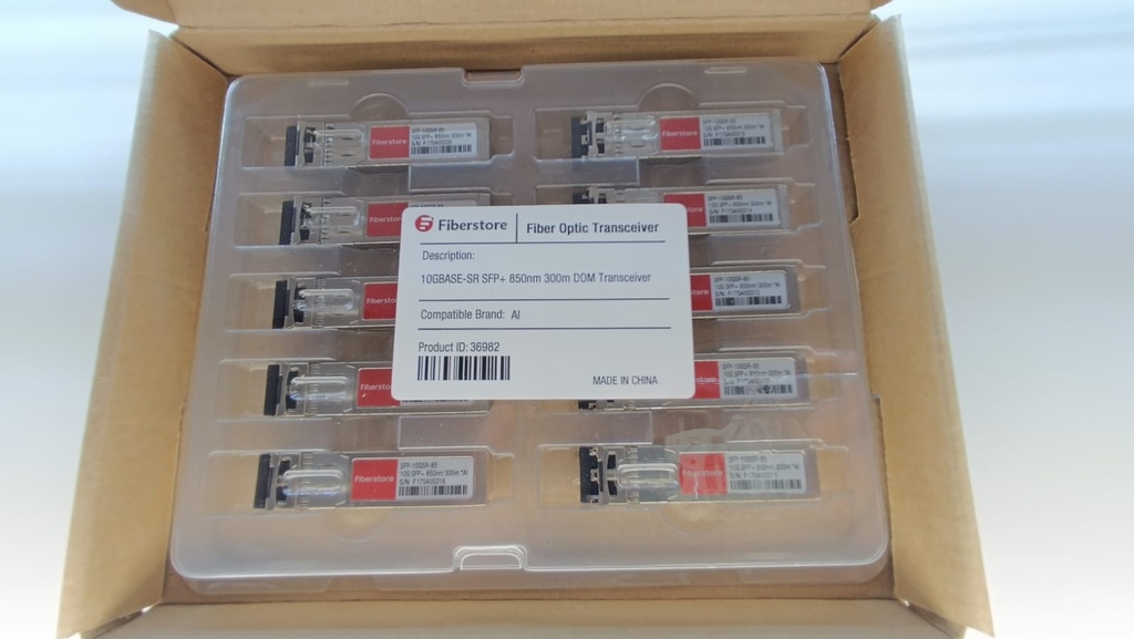 FIBERSTORE MODULO SFP-10GSR-85 NUEVO EN BLISTER