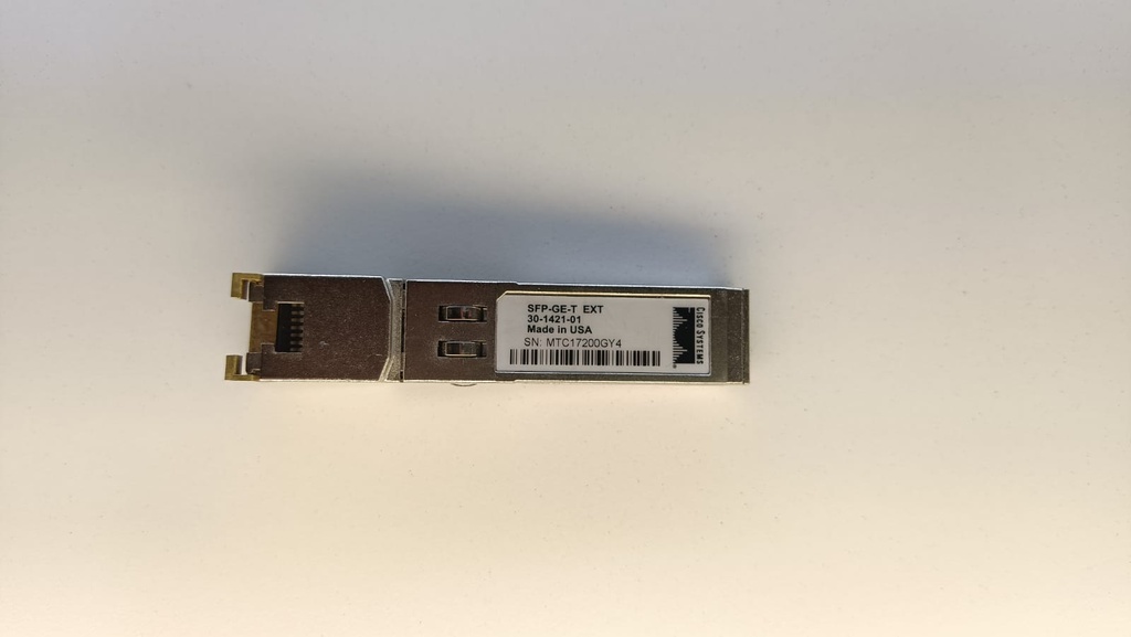 CISCO MÓDULO SFP-GE-T EXT SEMI NUEVO