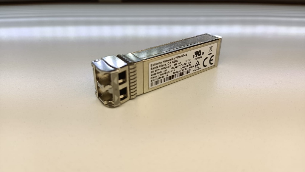 EXTREME NETWORKS SFP SR-SFP+MODULO 850 NM NUEVO EN BLISTER