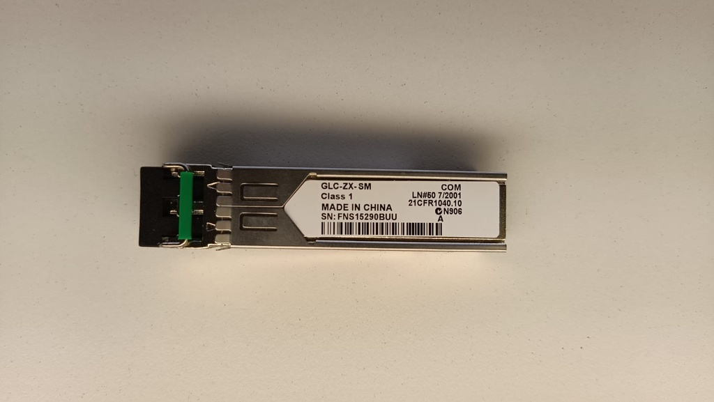 CISCO SFP GLC-ZX-SMD SEMI NUEVO