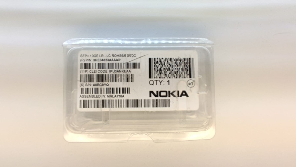 NOKIA MODULO SFP SFP+10GE LR-LC NUEVO EN BLISTER