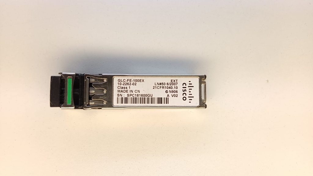 CISCO MÓDULO SFP GLC-FE-100EX SEMI NUEVO