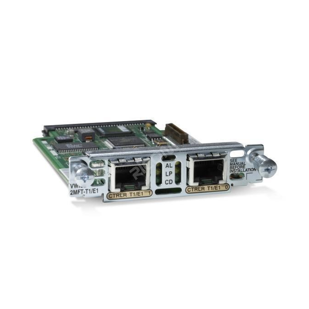 CISCO TARJETA VWIC-2MFT-E1 SEMI NUEVA
