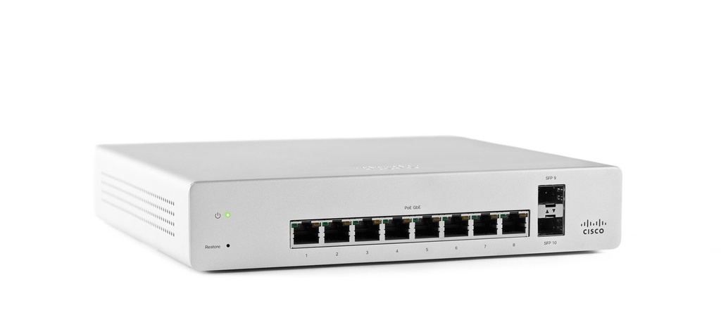 CISCO SWITCH MERAKI MS120-8P NUEVO EN CAJA
