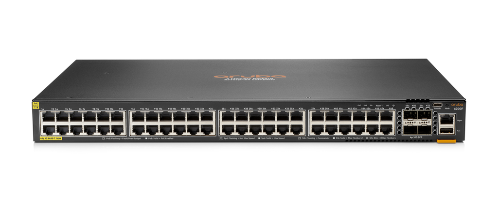 SWITCH HPE ARUBA JL728B ANW 6200F 48G CL4 4SFP+740W