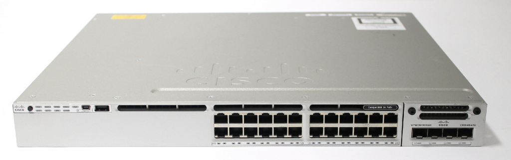 CISCO SWITCH WS-C3850-24P-L CON NMG 4 10G SEMI NUEVO