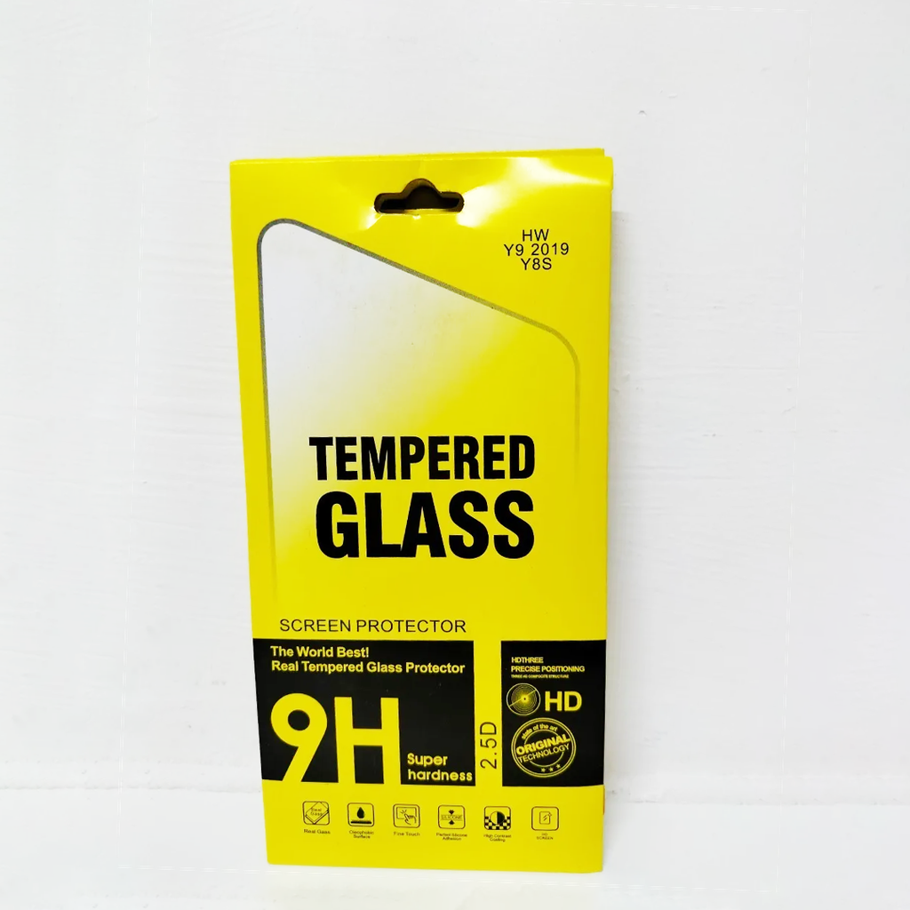 TEMPERED GLASS MICA CRISTAL TEMPLADO PARA HUAWEI Y9 / Y8S 2019 3 PIEZAS