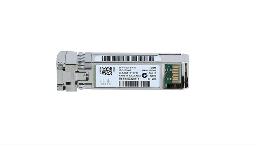 [CI10GSRS1SF-NE] CISCO SFP SFP-10G-SR-S NUEVO EN BLISTER CON HOLOGRAMA 