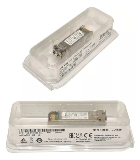HPE X130 10G SFP+LC SR TRANSCEIVER NUEVO EN BLISTER SELLADO