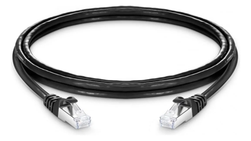 Cable De Conexión Ethernet Rj45 5 Ft Negro NUEVO EN BOLSA