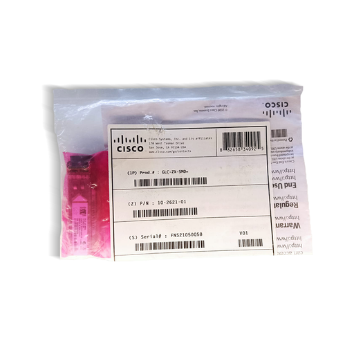 [CIZXSMDSF-NB] CISCO SFP GLC-ZX-SMD NUEVO EN BOLSA